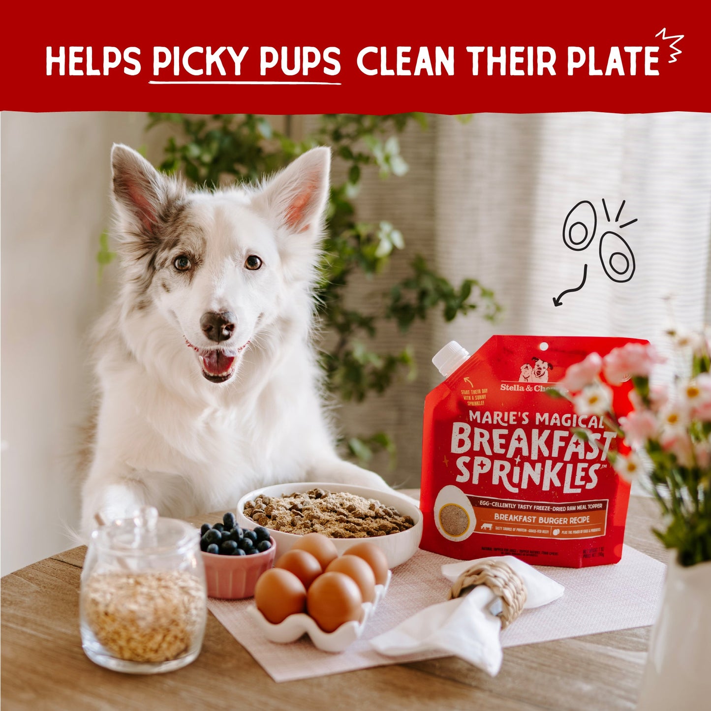 Marie’s Magical Breakfast Sprinkles Breakfast Burger