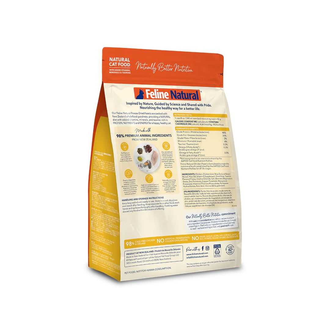 Feline Chicken Feast Freeze-Dried Cat Food