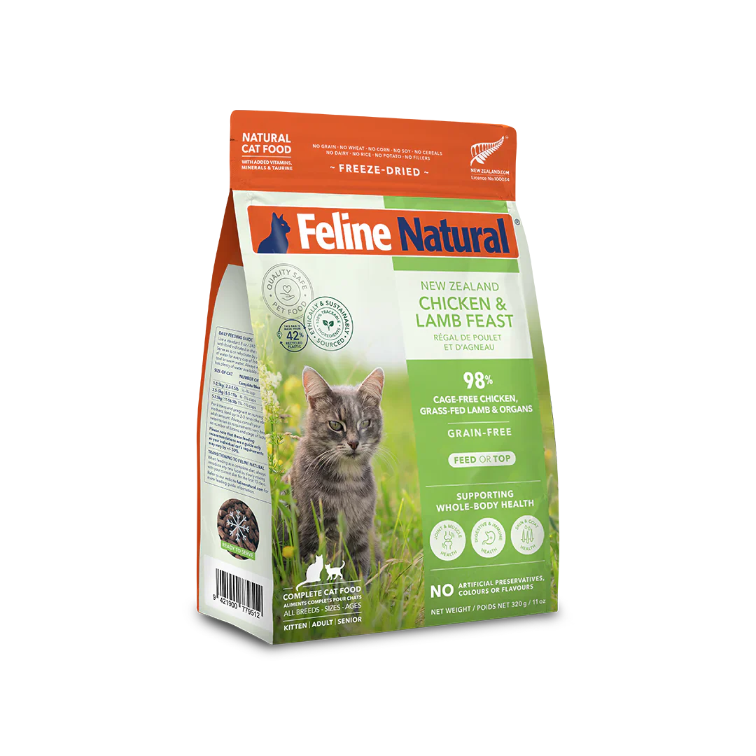Feline Chicken & Lamb Feast Freeze-Dried Cat Food