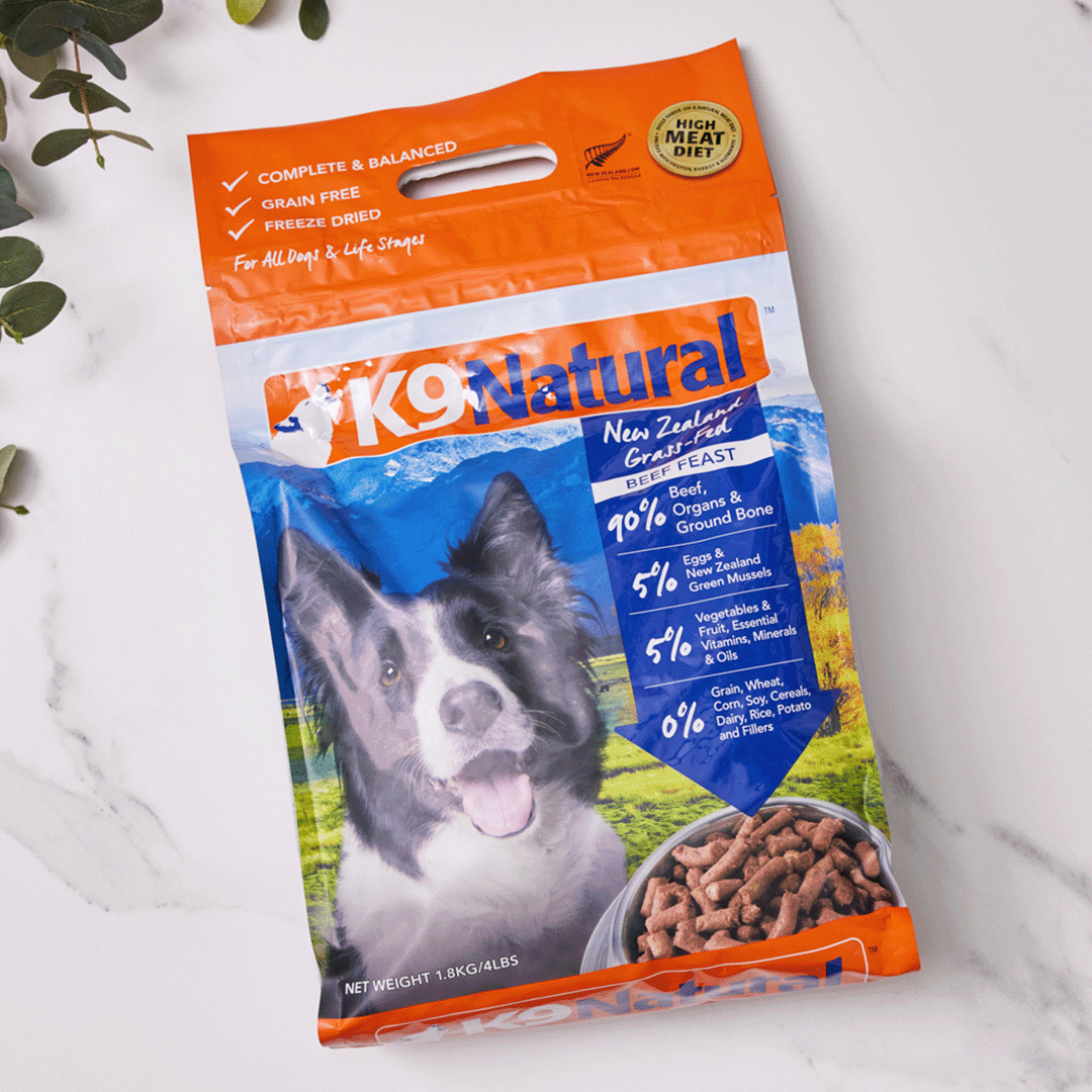 K9 Beef Feast Freeze-Dried Dog Food