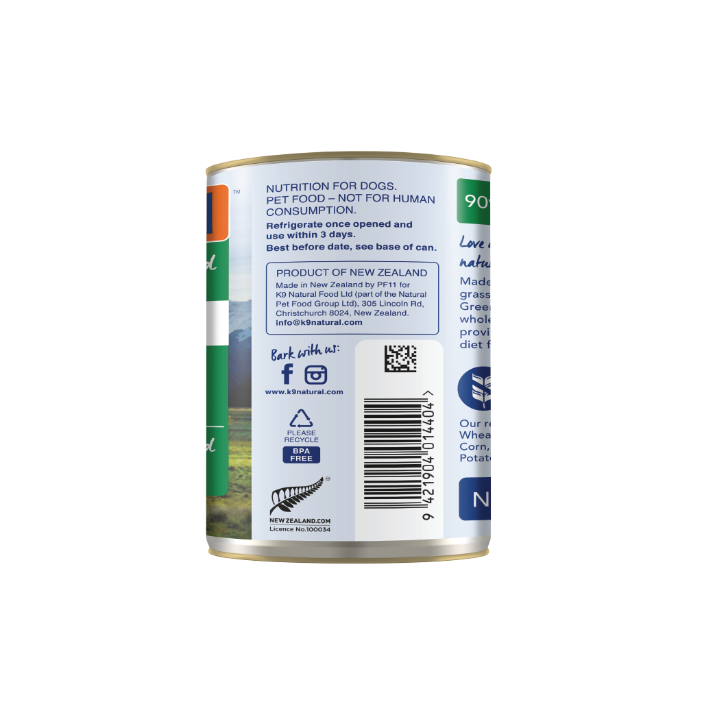 K9 Lamb Feast Canned Dog Food