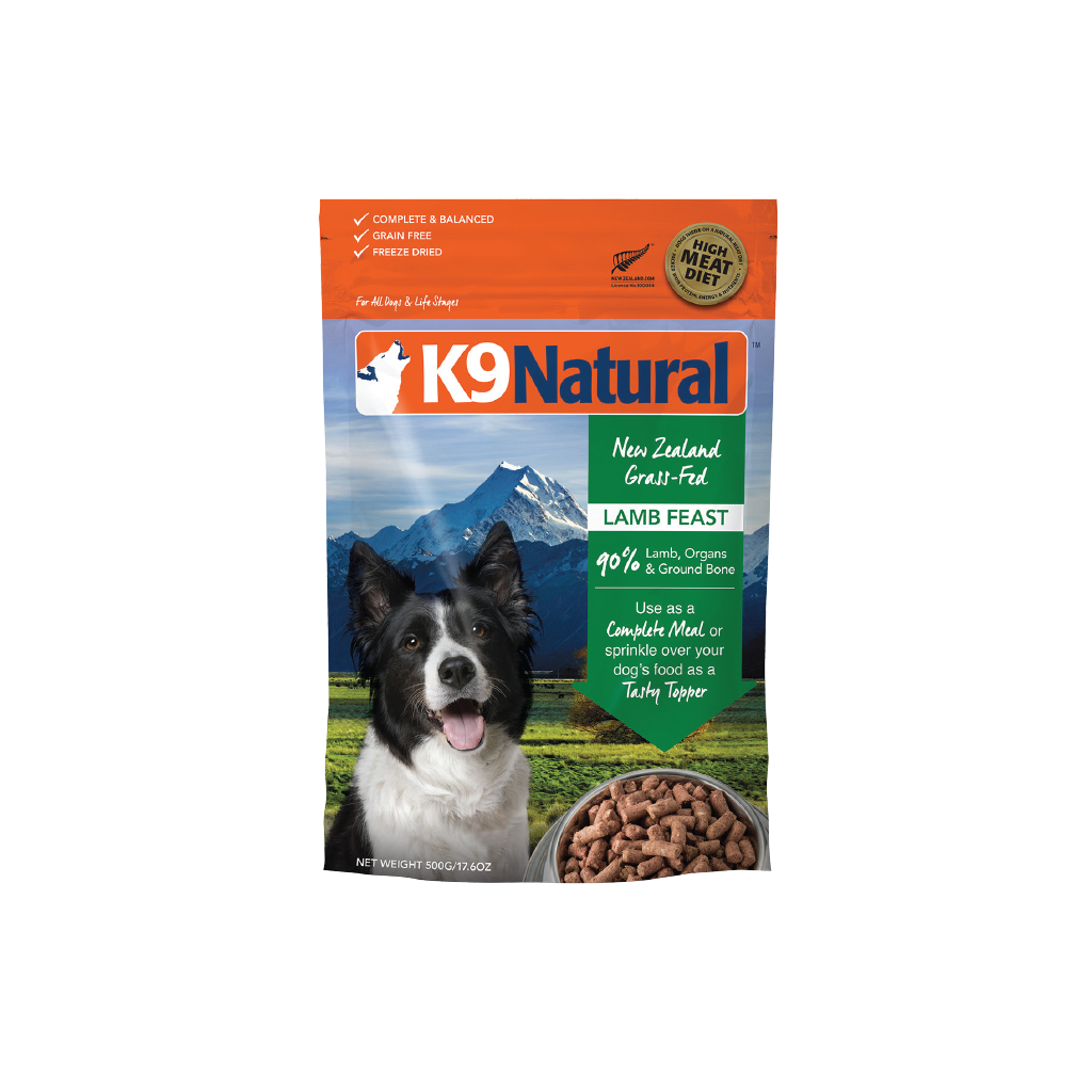 K9 Lamb Feast Freeze-Dried Dog Food