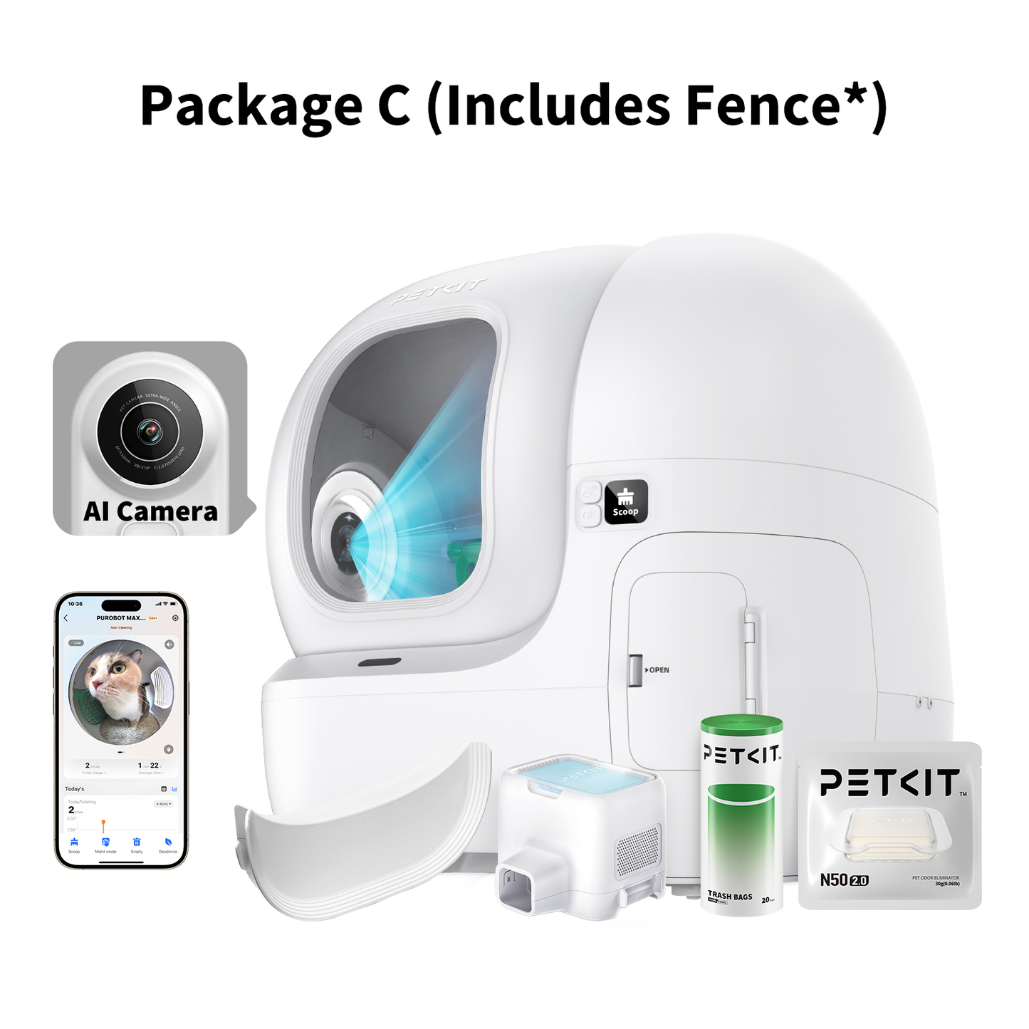 PetKte Purobot Max Pro Automatic Cat Litter Box