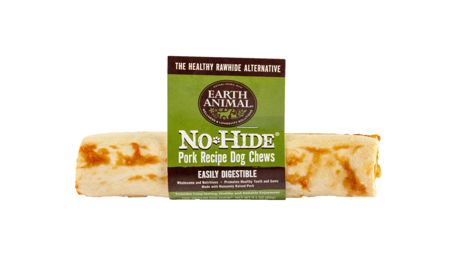 Earth Animal No-Hide Pork Chew Medium Dog Treats