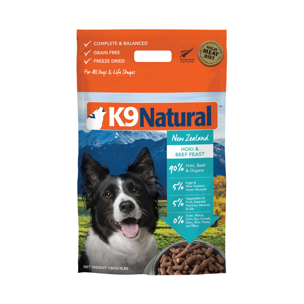K9 Hoki & Beef Feast Freeze-Dried Dog Food