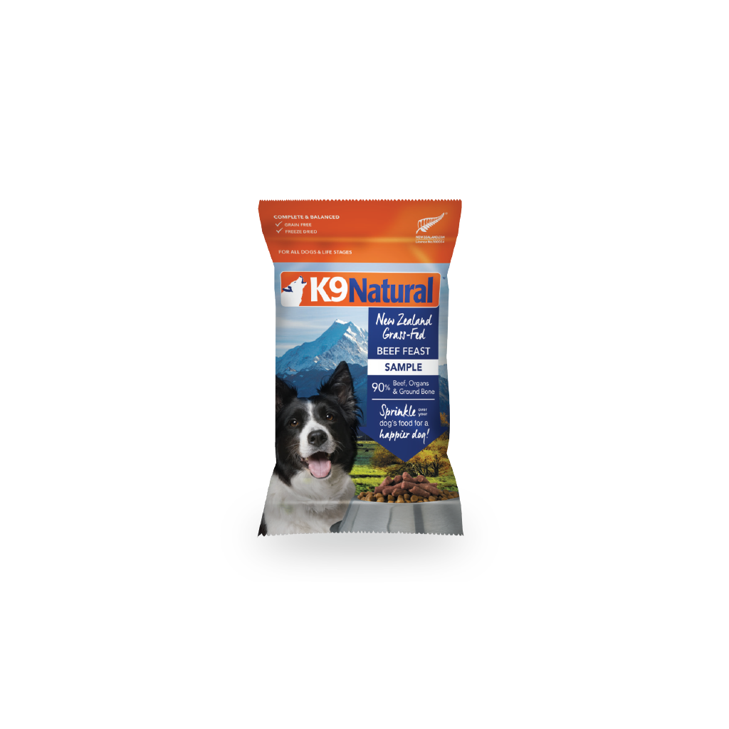 K9 __ Beef Feast Freeze-Dried Dog Food Sample (100% off)