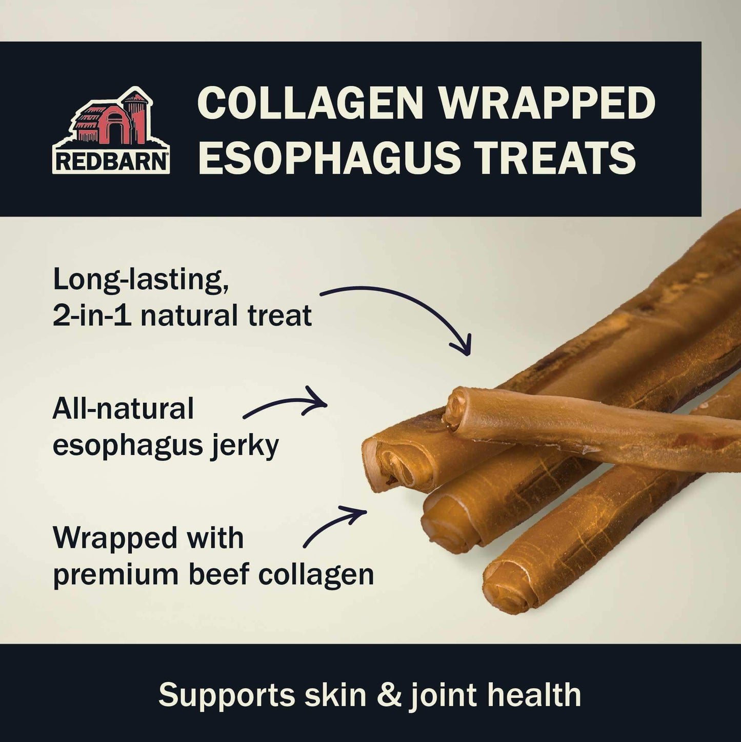 New! Collagen Wrapped Esophagus Stick
