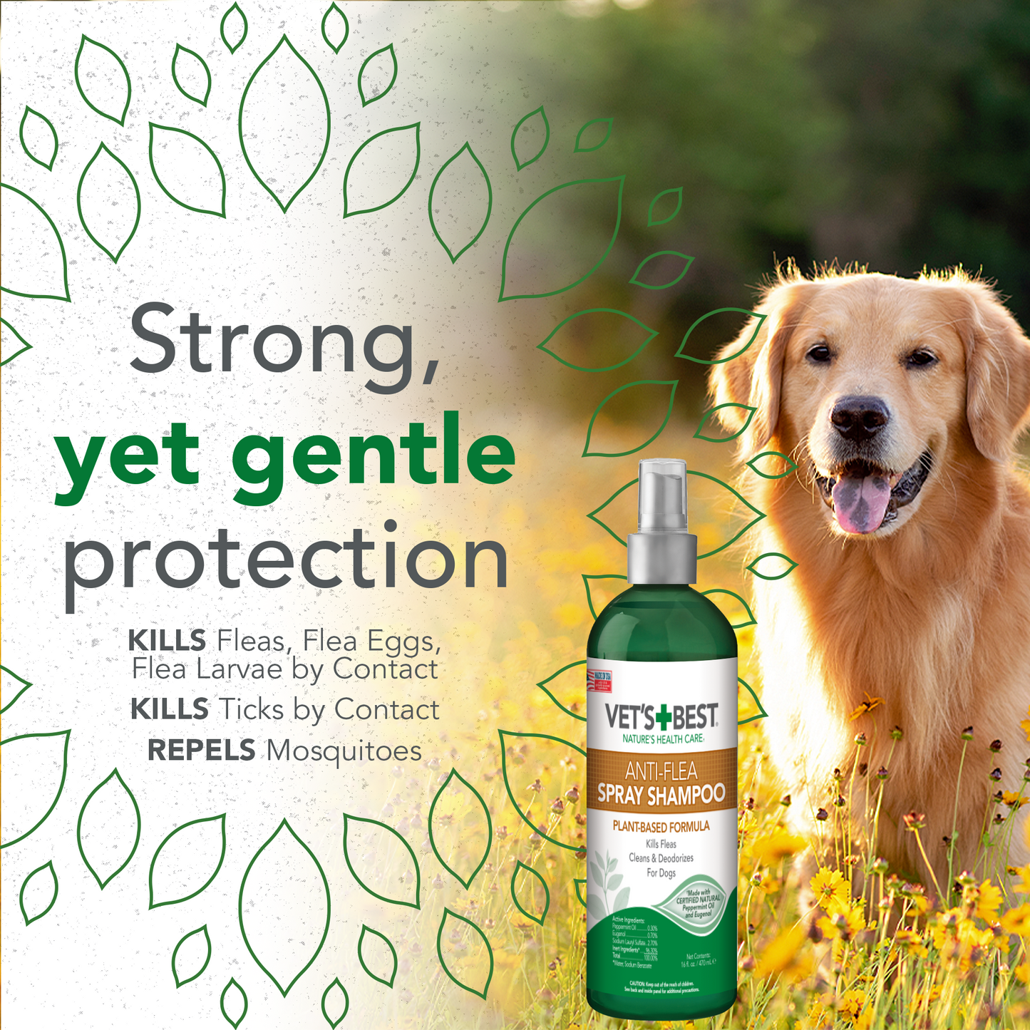 Anti-Flea Spray Shampoo