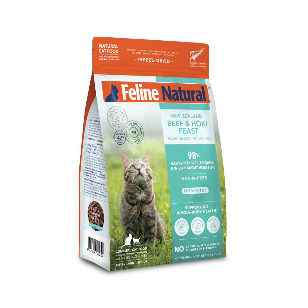 Feline Beef & Hoki Feast Freeze-Dried Cat Food