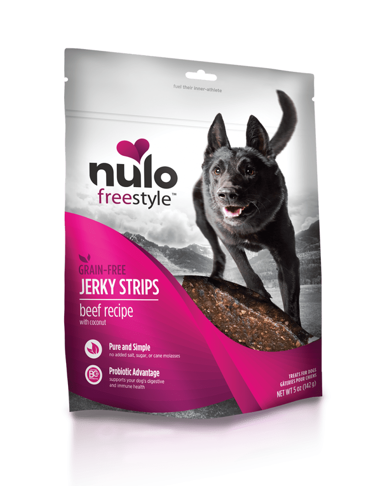 Nulo Freestyle Grain Free Beef & Coconut Recipe Jerky Dog Treats