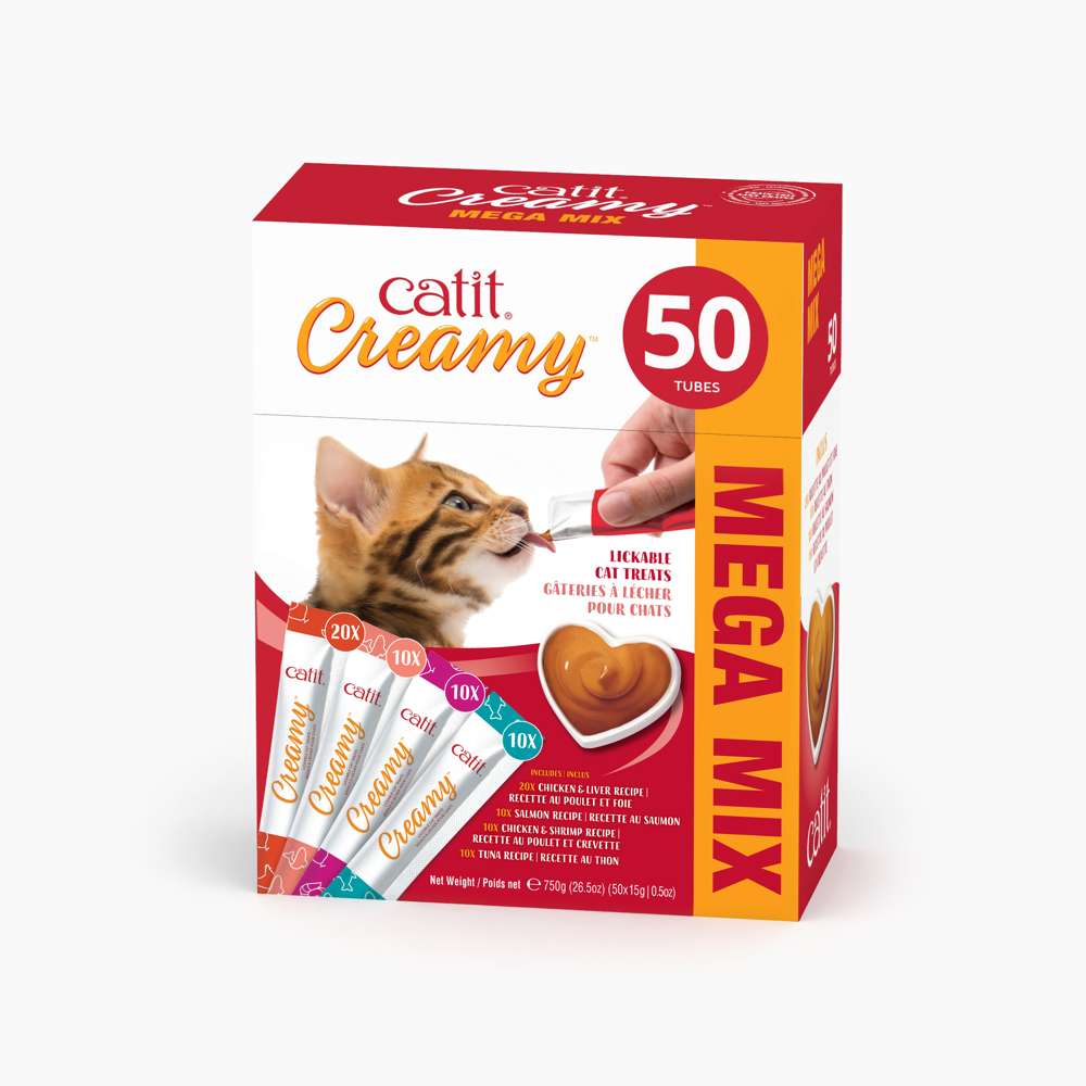 Catit Creamy Cat Treats 50 Pack