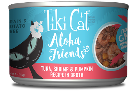 Tiki Cat Aloha Friends Tuna, Shrimp, And Pumpkin Recipe, Wet Cat Food