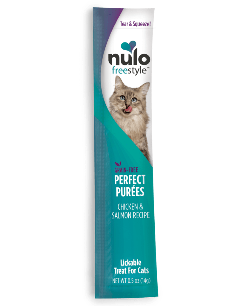 Nulo FreeStyle Perfect Puree Chicken & Salmon Recipe Lickable Cat Treats