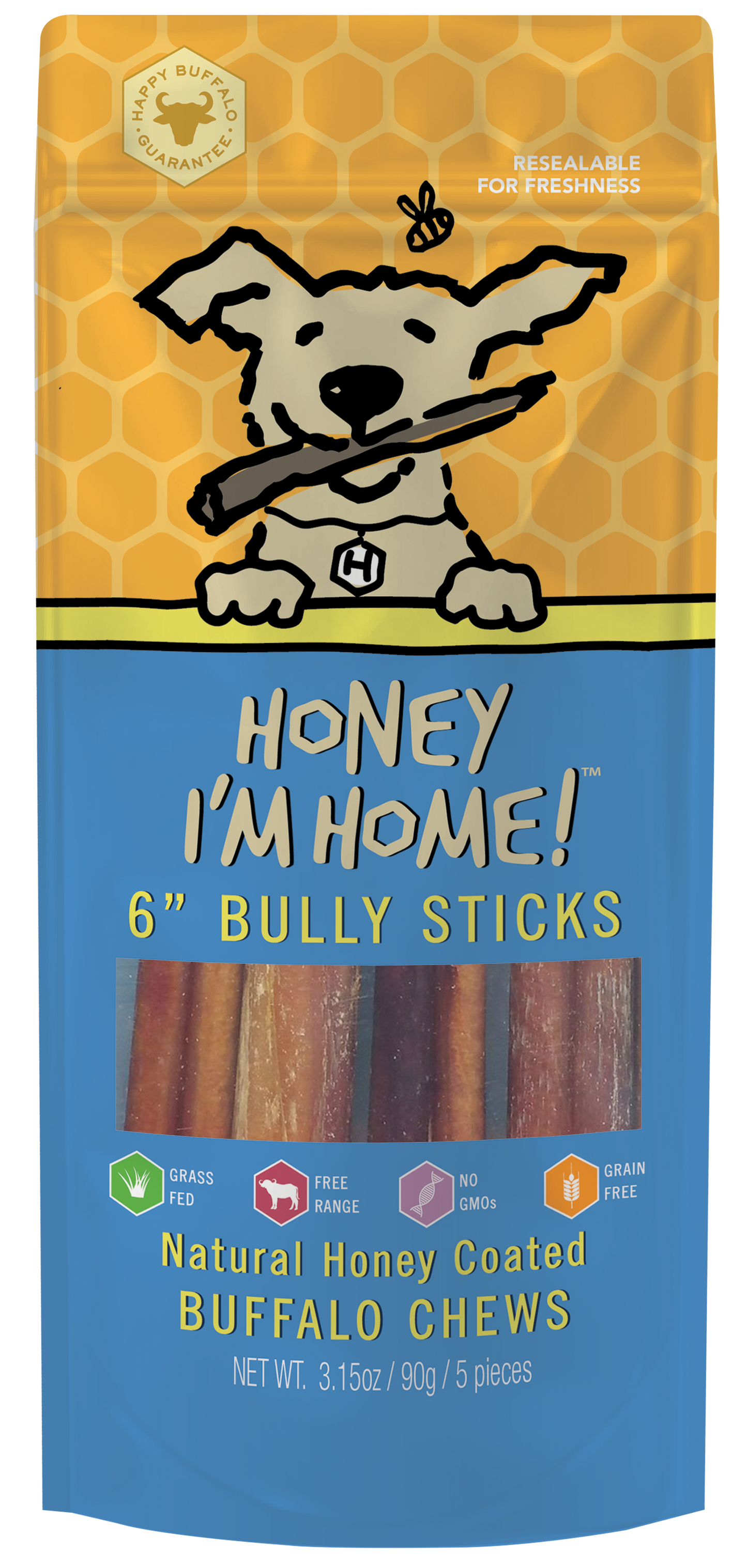 6" BULLY STICKS