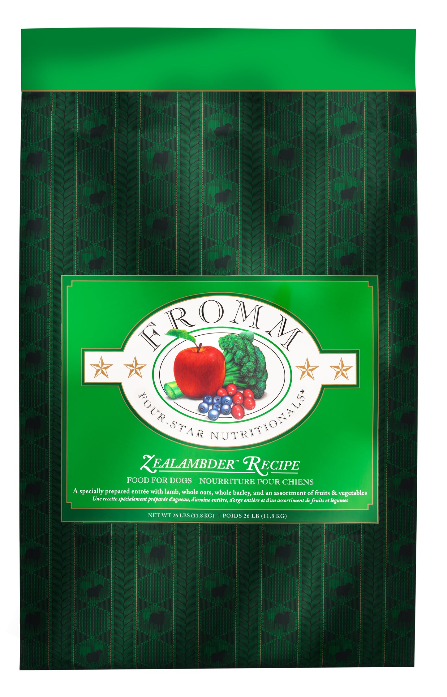 Fromm Four-Star Grain Inclusive Zealambder Recipe Dry Dog Food