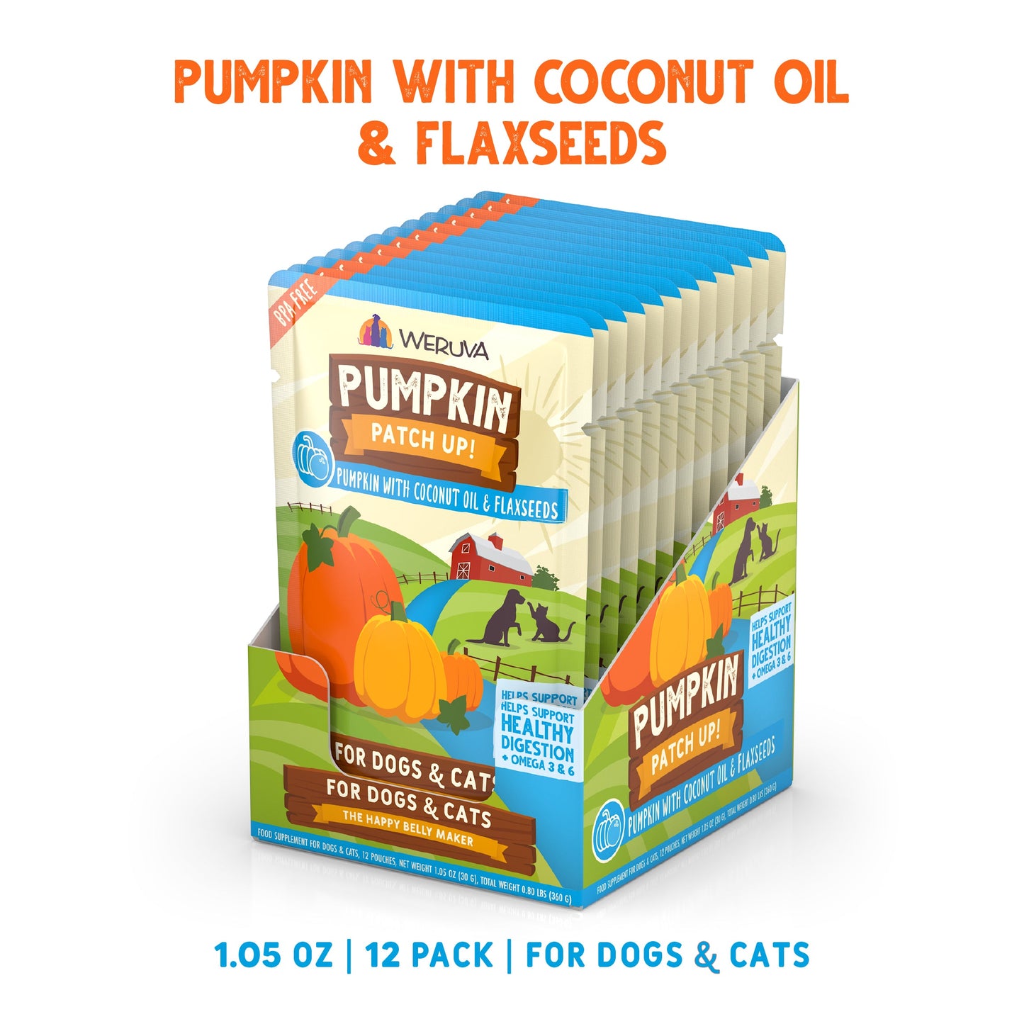 Pumpkin with Coconut Oil & Flaxseeds