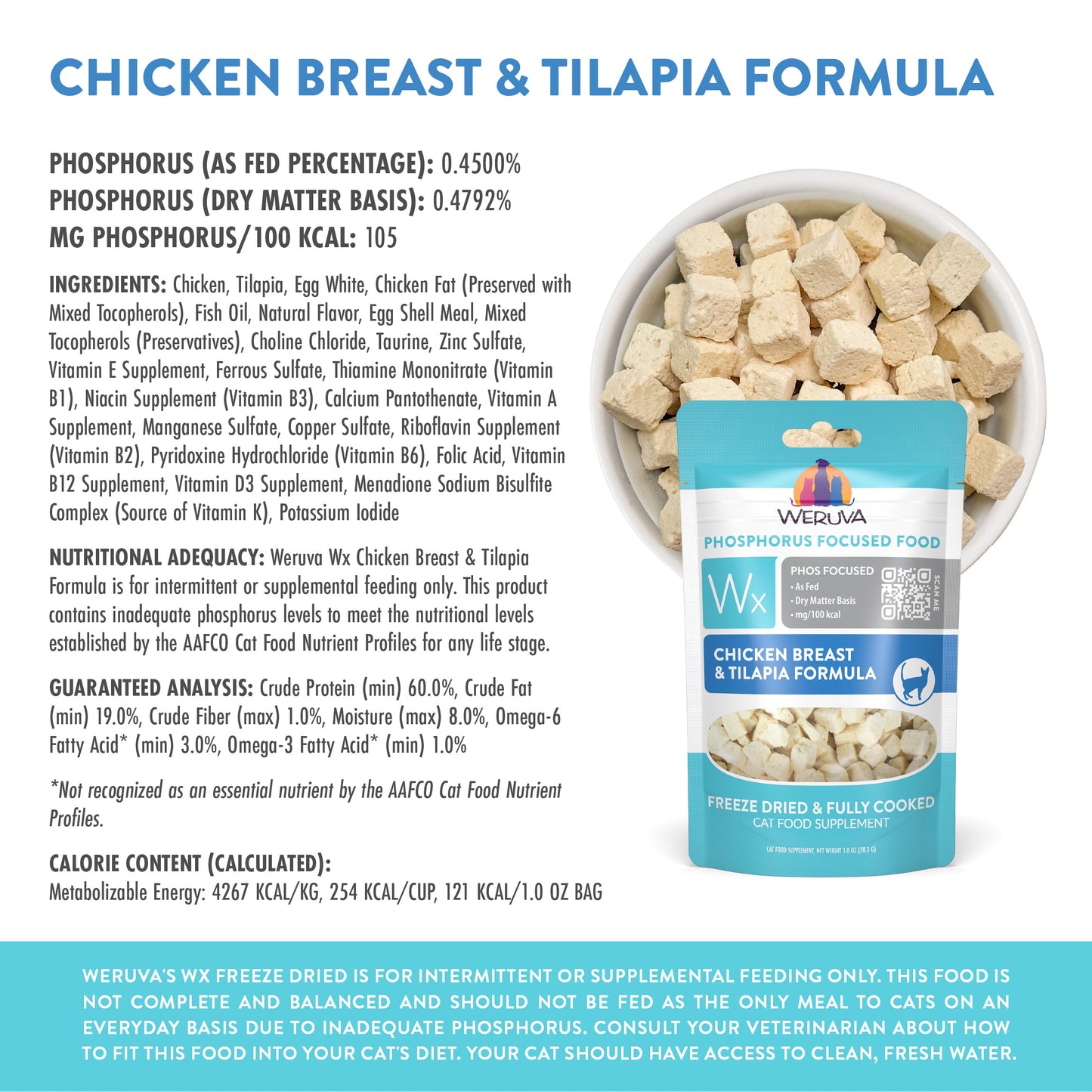 Chicken Breast & Tilapia Freeze Dried Formula