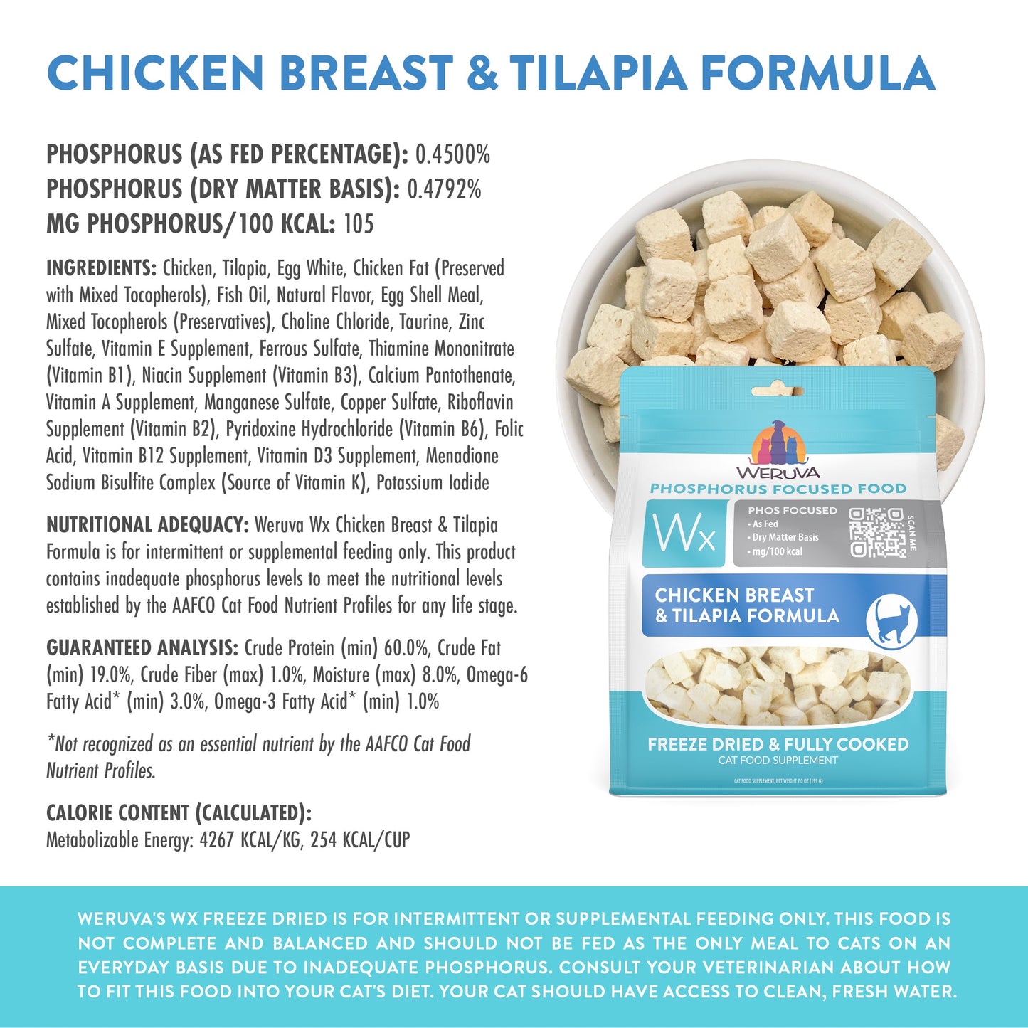 Chicken Breast & Tilapia Freeze Dried Formula