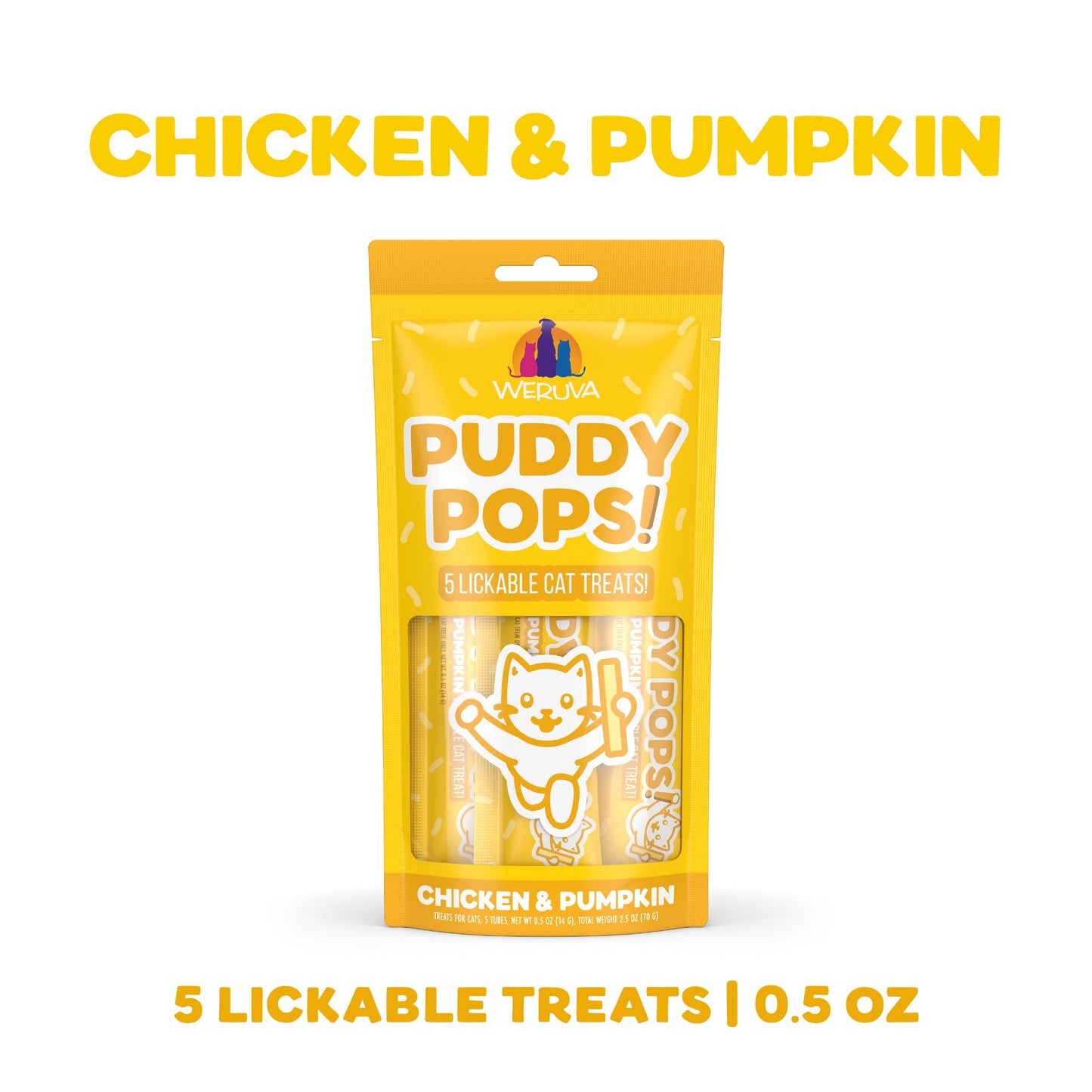 Lickable Chicken & Pumpkin Cat Treat