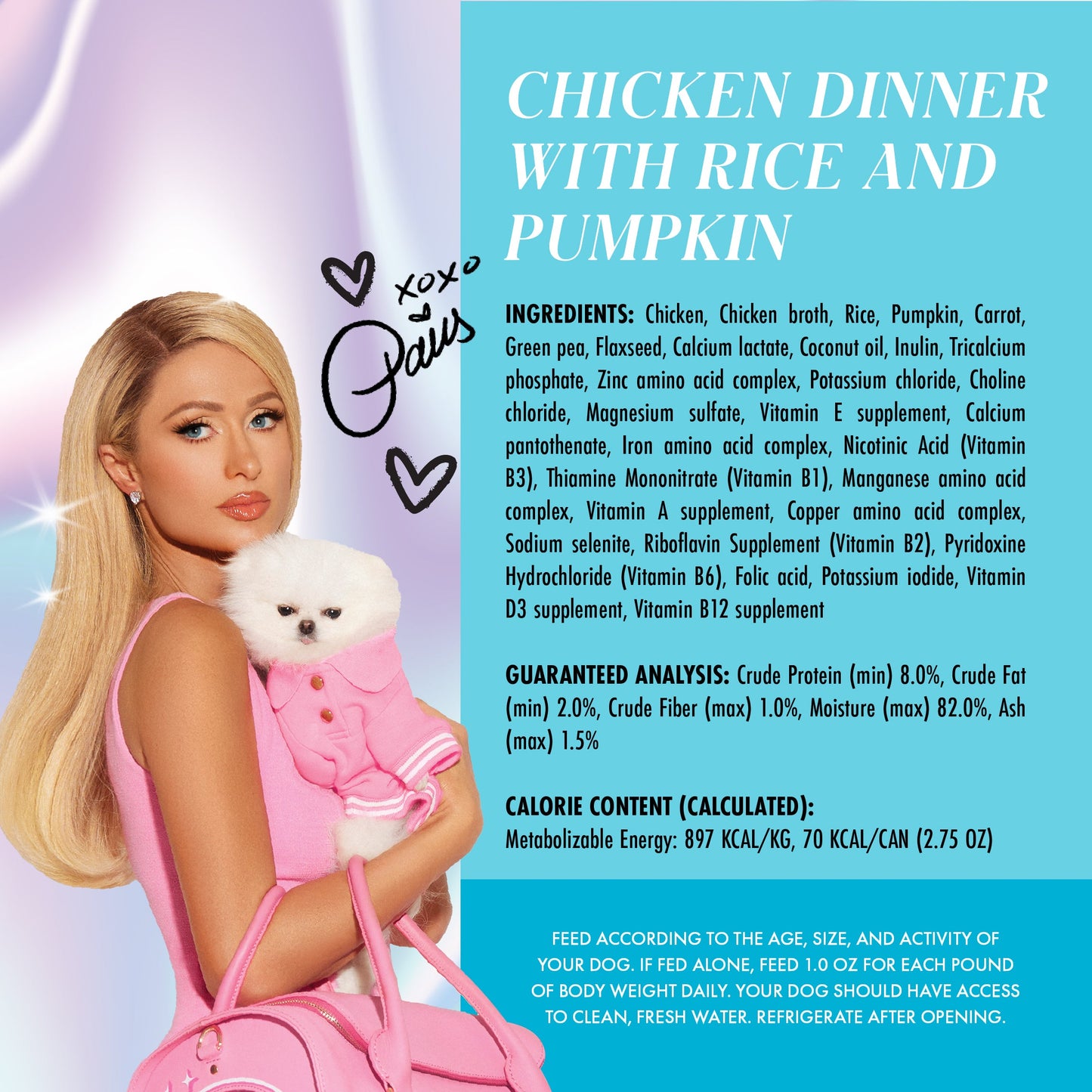 Chicken Dinner with Rice and Pumpkin