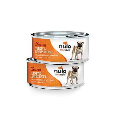 Nulo Freestyle Small Breed Grain Free Turkey & Lentils Recipe Canned Dog Food