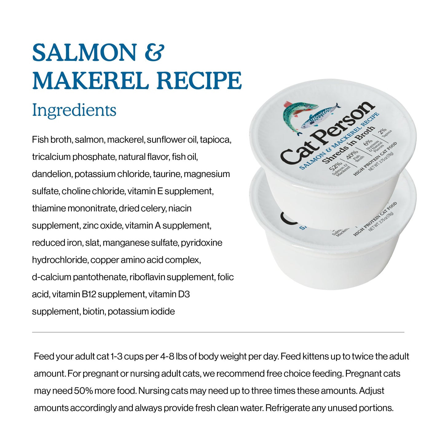 Salmon & Mackerel Shreds in Broth