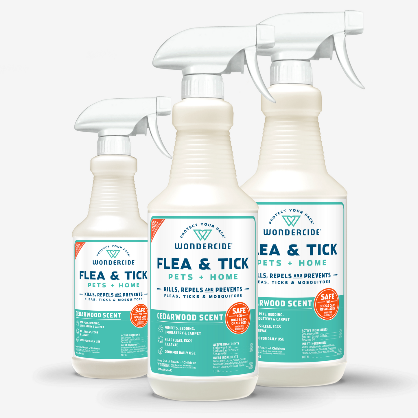 Wondercide Apartment Treatment Kit | Flea & Tick Spray with Natural Essential Oils