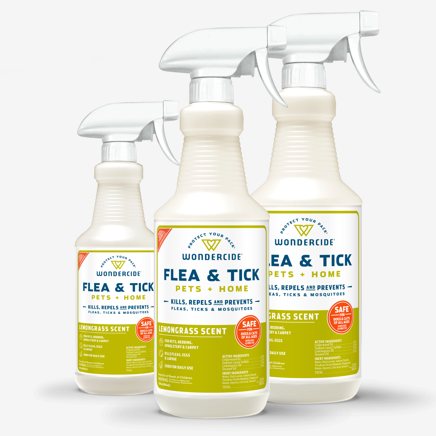 Wondercide Apartment Treatment Kit | Flea & Tick Spray with Natural Essential Oils