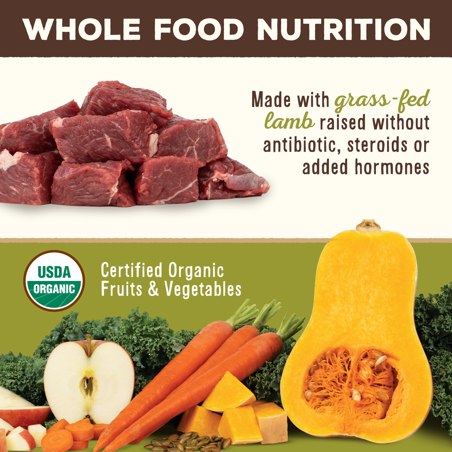 PrimalPetFood Freeze-Dried Raw Nuggets Dog Food - Lamb Recipe