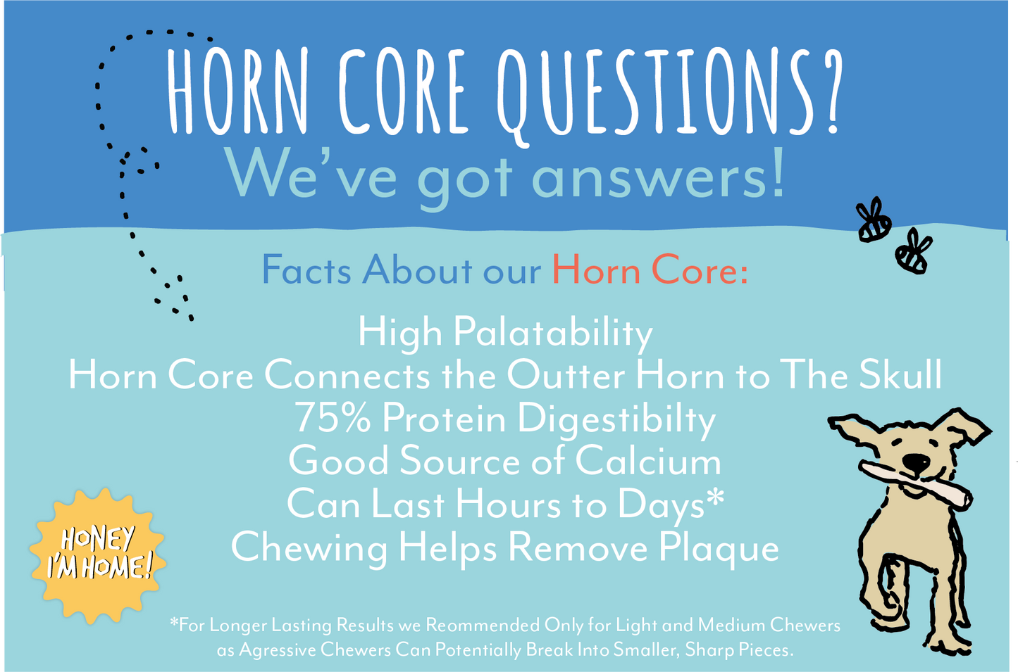 HORN CORE BULK