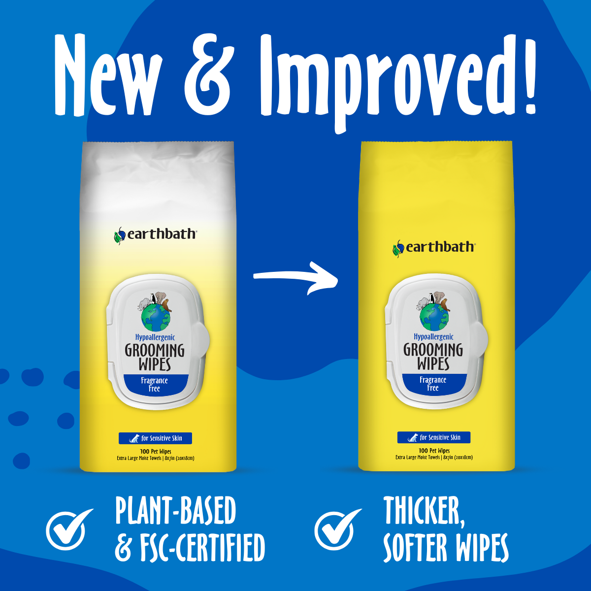 Hypoallergenic Grooming Wipes