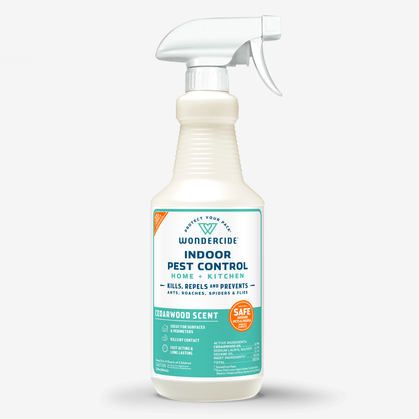 Wondercide Cedarwood Indoor Pest Control for Home + Kitchen with Natural Essential Oils