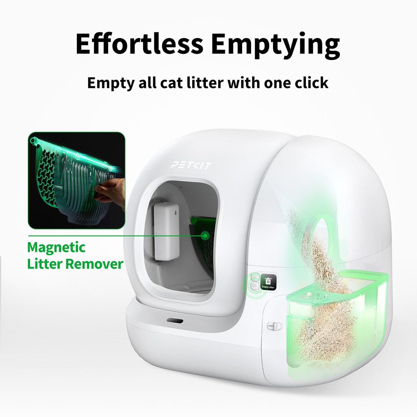 PetKte Magnetic Cat Litter Remover Set
