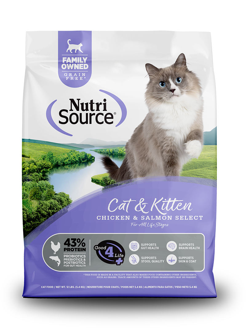 NutriSource Chicken & Salmon Select Grain Free Cat & Kitten Food
