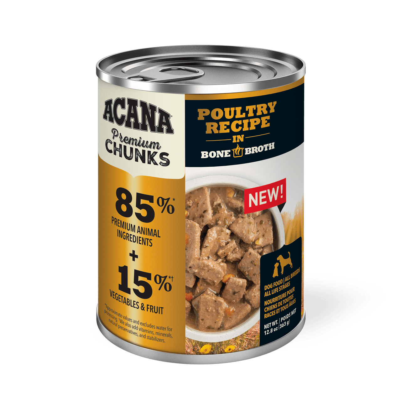 Acana Premium Chunks Grain Free Poultry Recipe for Dogs