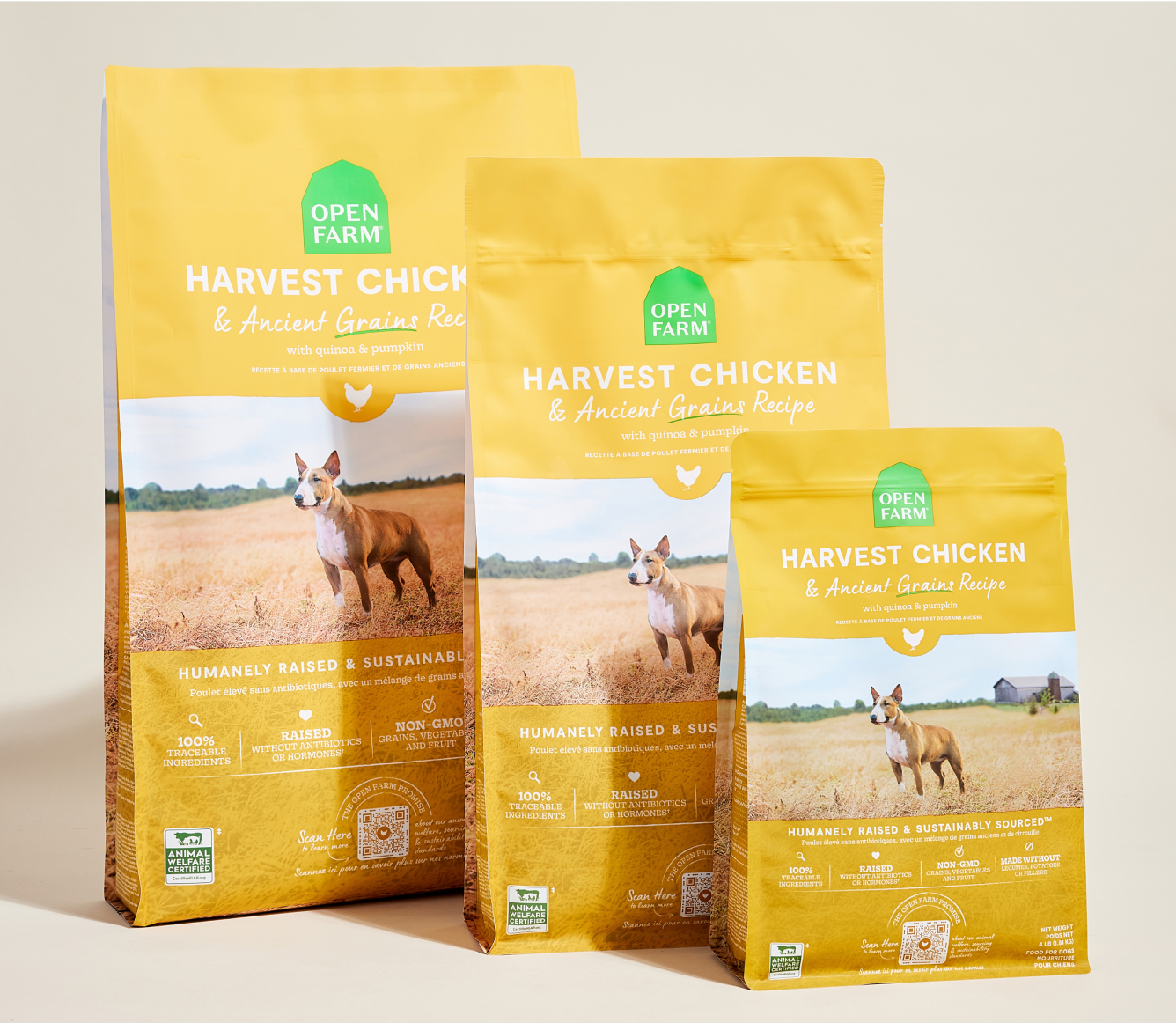 Open Farm Harvest Chicken & Ancient Grains Dog Kibble