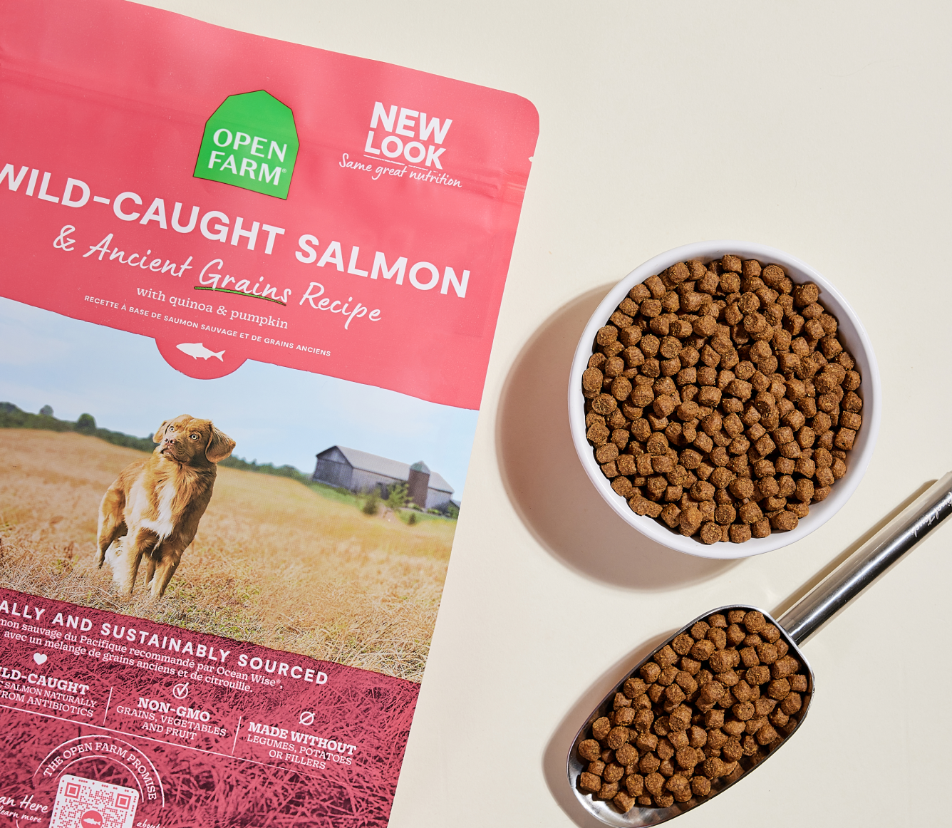 Open Farm Wild-Caught Salmon & Ancient Grains Dog Kibble