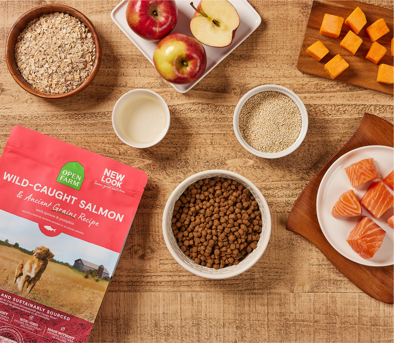 Open Farm Wild-Caught Salmon & Ancient Grains Dog Kibble