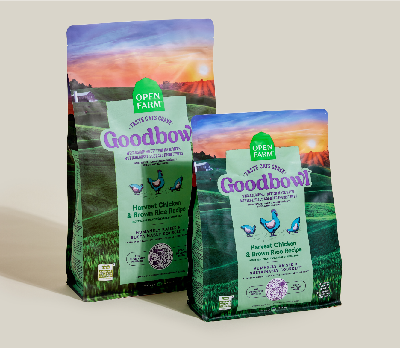 Open Farm Goodbowl Harvest Chicken & Brown Rice Cat Kibble