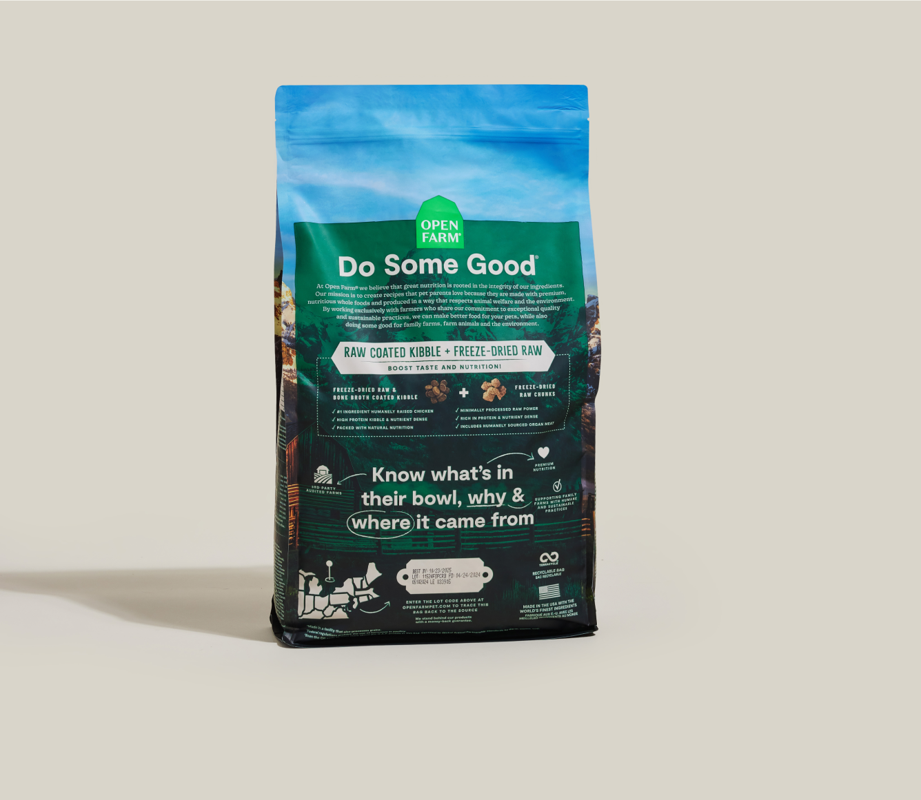 Open Farm RawMix Open Prairie Grain-Free Cat Kibble
