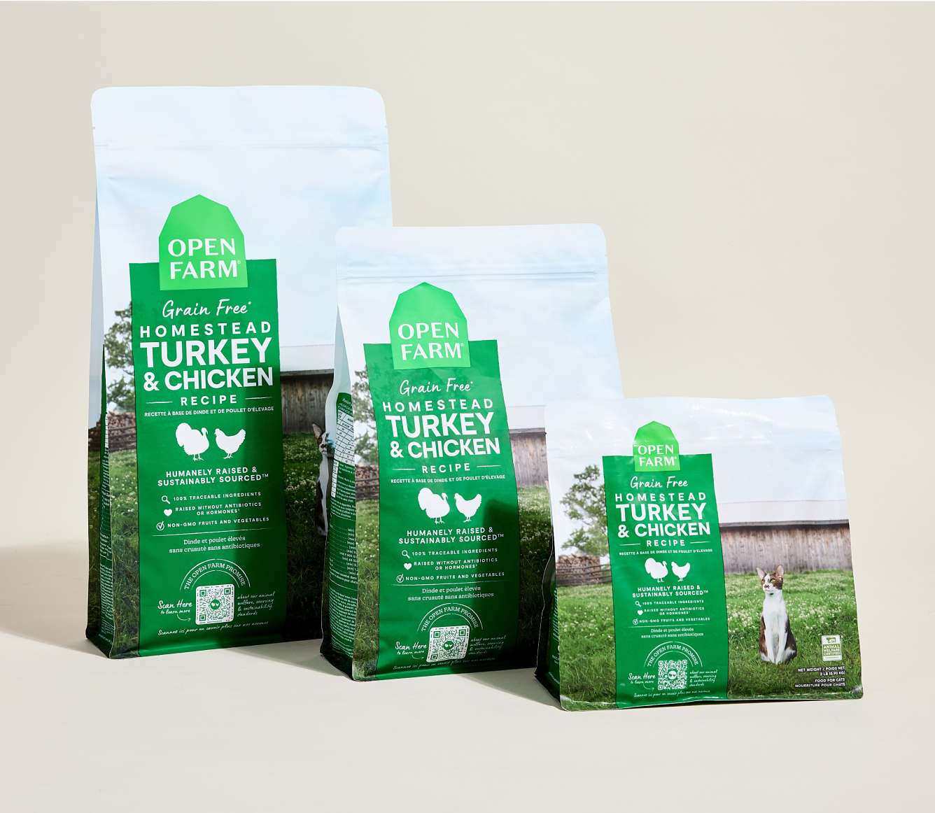Open Farm Pet Homestead Turkey & Chicken Grain-Free Cat Kibble