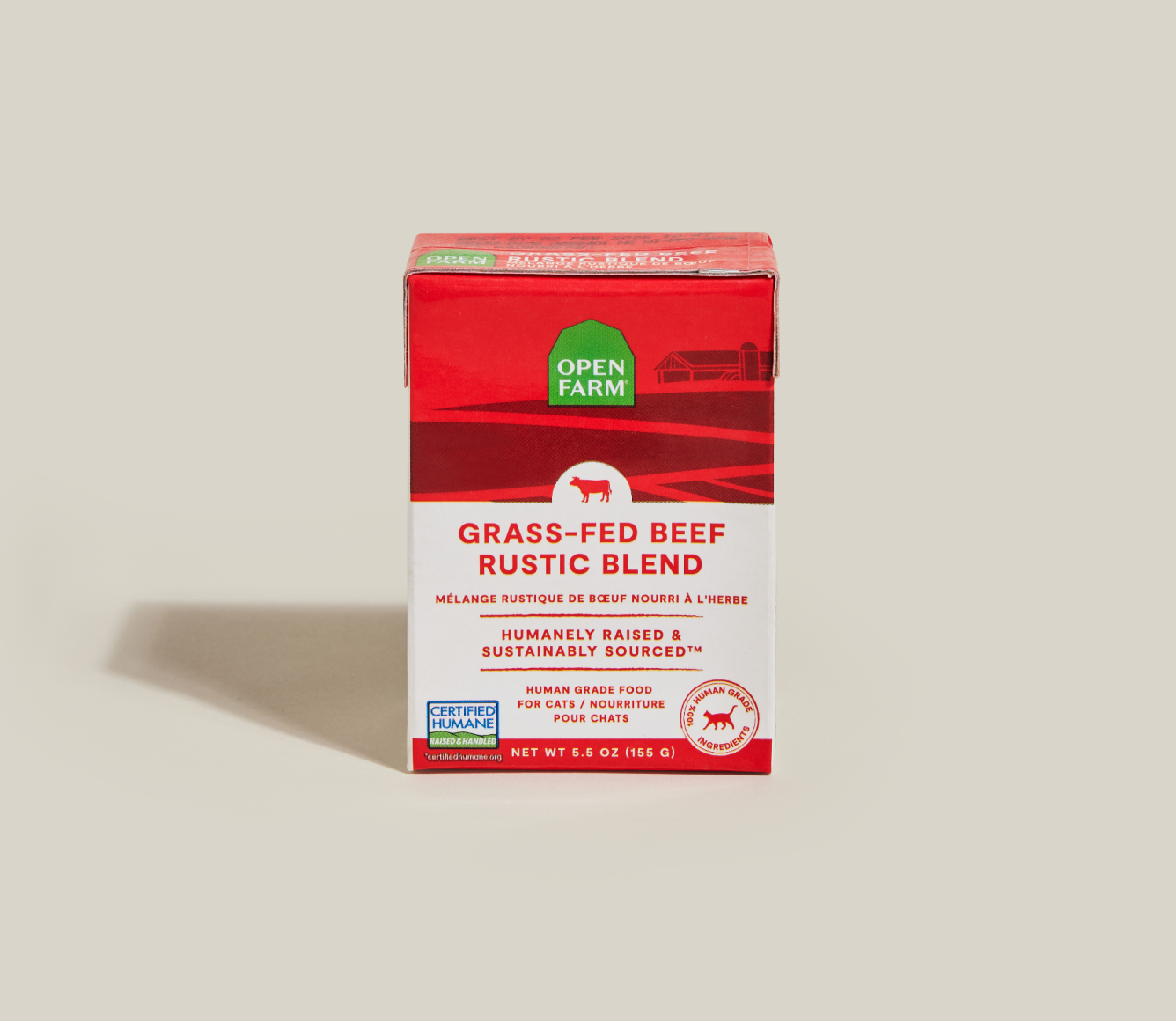 Open Farm Pet Grass-Fed Beef Rustic Blend Wet Cat Food