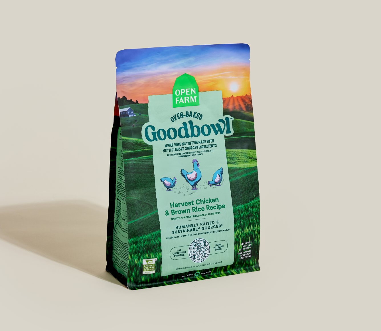 Open Farm Goodbowl Harvest Chicken & Brown Rice Dog Kibble