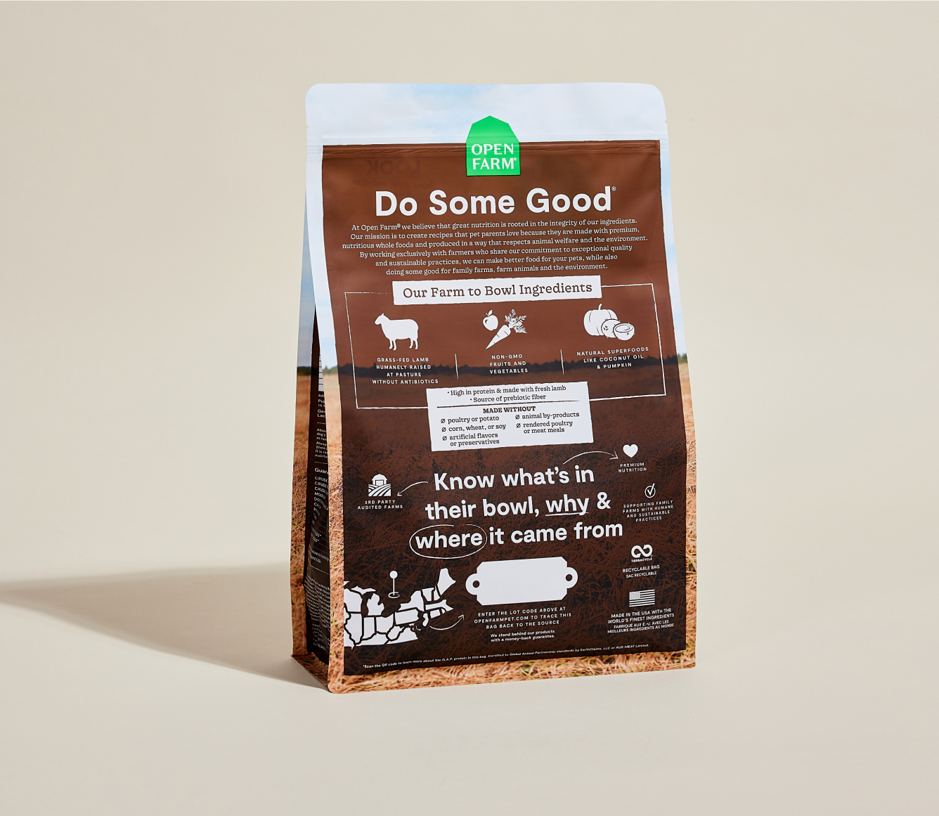 Open Farm Pet Pasture-Raised Lamb Grain-Free Dog Kibble