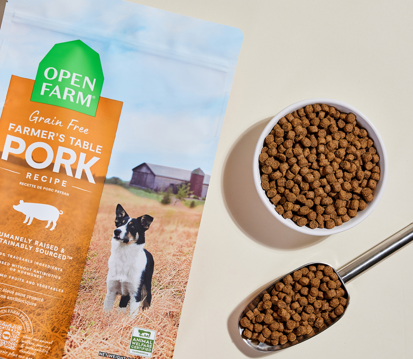 Open Farm Pet Farmer's Table Pork Grain-Free Dog Kibble
