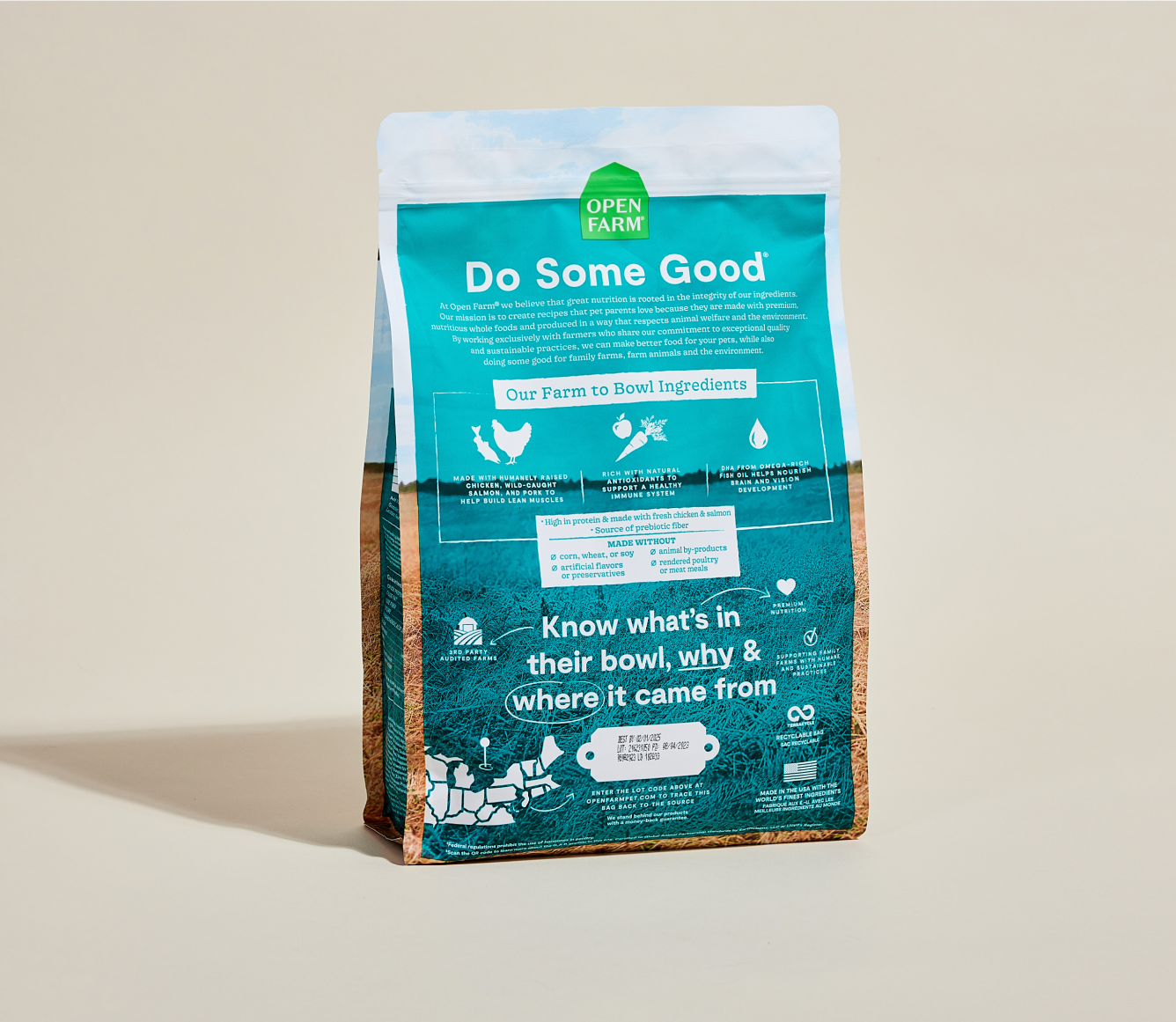Open Farm Chicken & Salmon Grain-Free Puppy Kibble