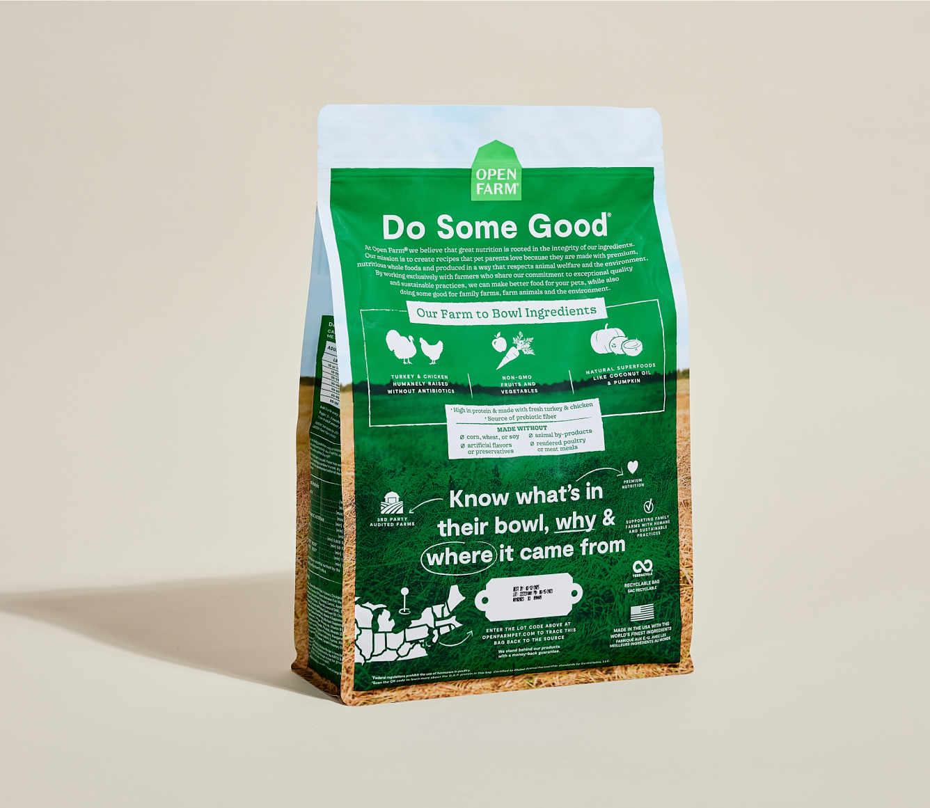 Open Farm Pet Homestead Turkey & Chicken Grain-Free Dog Kibble