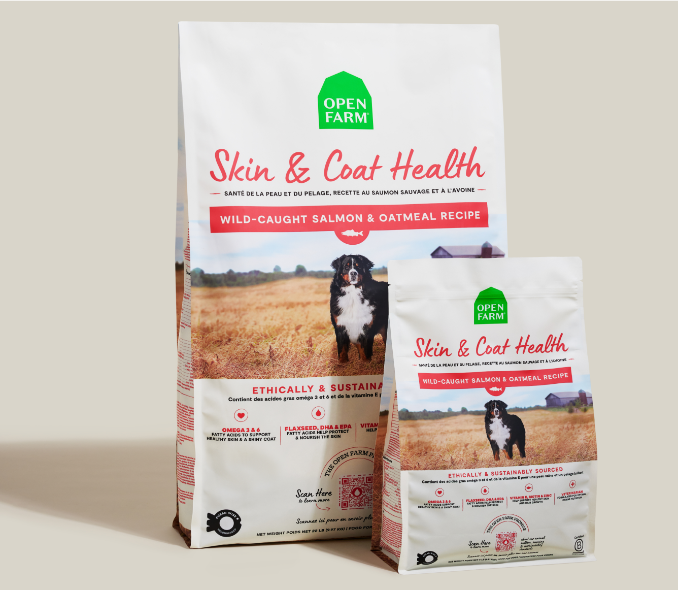 Open Farm Salmon & Oatmeal Skin & Coat Health Dog Kibble