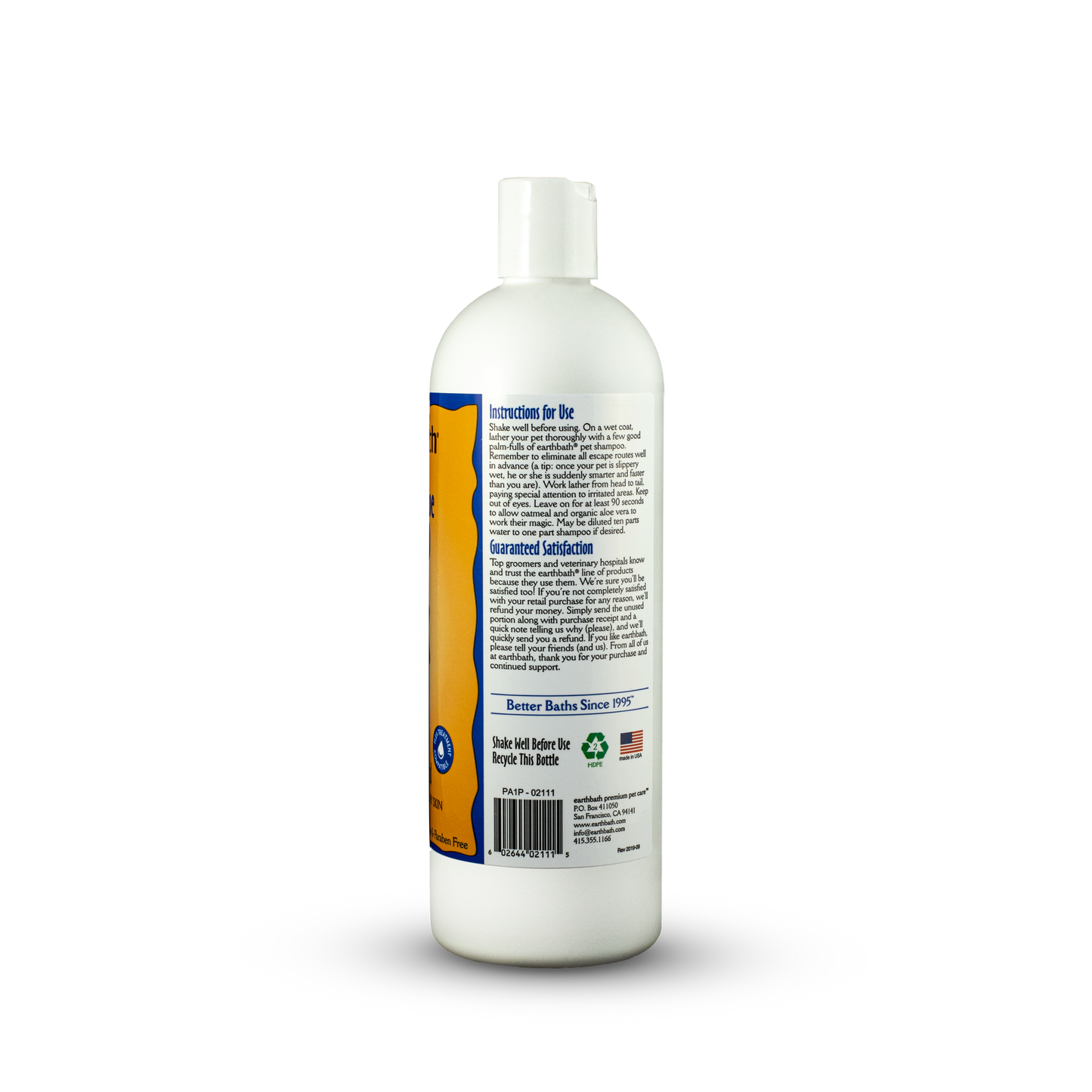 Oatmeal & Aloe Shampoo - Vanilla & Almond
