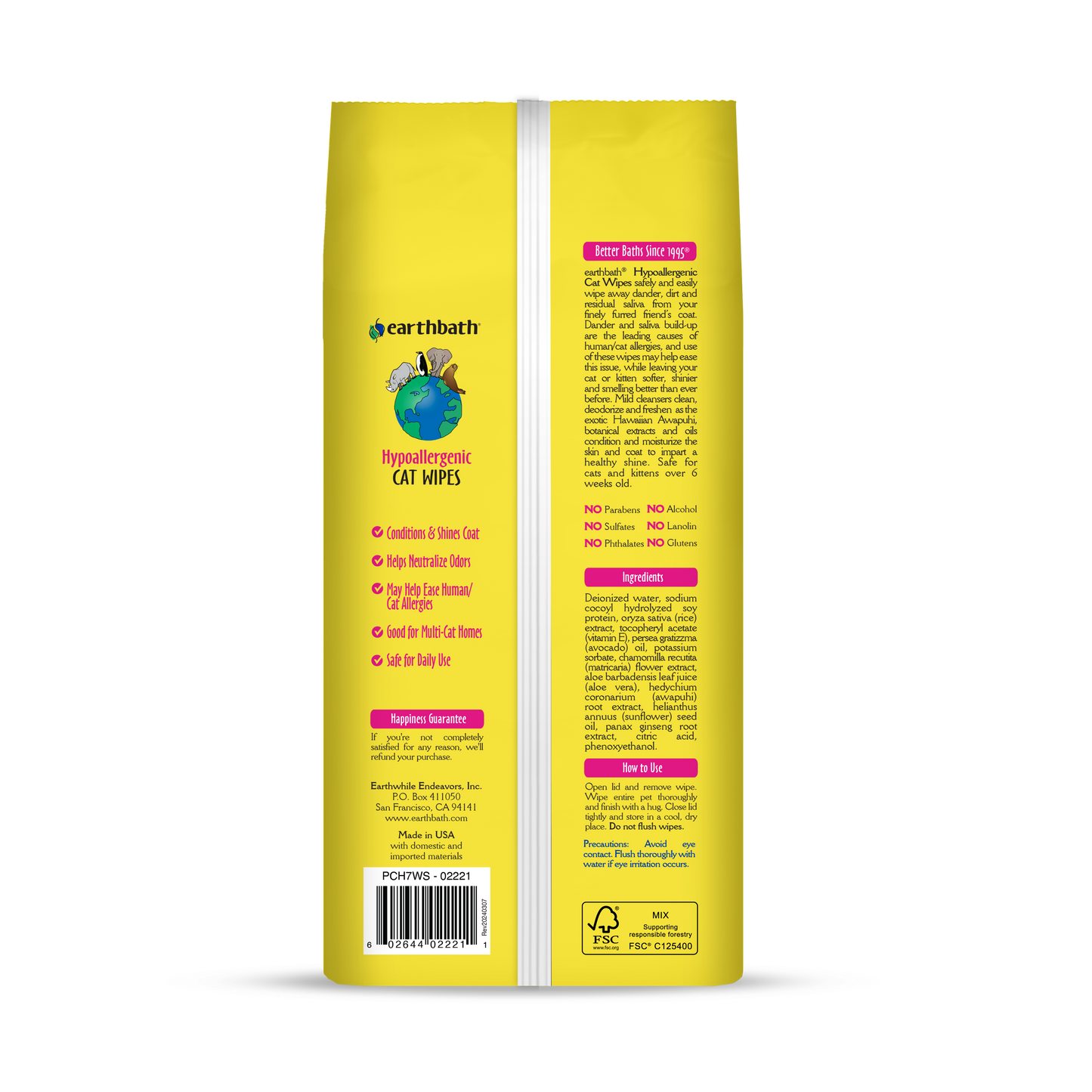Hypoallergenic Cat Wipes